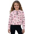 thumbnail image 1 of Xoenoiee Christmas Snowman House Snowflake Print Kids Sweatshirt for Girls Teens Half Zip Long Sleeve Hoodies Tops Xmas Oversized Casual Sweaters with Pocket, Size 13-14 Years, 1 of 7