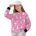 thumbnail image 1 of Xoenoiee Christmas Snowman Snowflake Heart Print Girls Side Split Sweatshirt Xmas Fall Crewneck Long Sleeve Oversized Shirts Casual Pullover Tops, Size 11-12 Years, 1 of 7