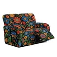 thumbnail image 1 of Xoenoiee Colorful Daisy Flower Print Recliner Loveseat Cover 2 Seater Recliner Slipcover Soft Polyester Couch Slipcovers 6 Pieces Form Fit Stretch Furniture Protector, 1 of 6