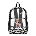 thumbnail image 1 of Xoenoiee Cowboy Cow Print Clear Backpack for Kids Girls Large Capacity Casual Daypack with Adjustable Padded Strap Heavy Duty Rucksack Transparent Bookbag Back to School Gifts for Teens, 1 of 7
