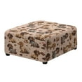 thumbnail image 1 of Xoenoiee Dachshund Coffee Chocolate Print Stretch Square Ottoman Cover Folding Storage Stool Furniture Protector Soft Square Slipcover with Elastic Bottom, S, 1 of 7