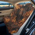 thumbnail image 1 of Xoenoiee Dachshund Maple Leaves Pattern Back Seat Cover, Waterproof Bench Seat Cover, Rear Seat Cover Universal Fit for Cars Sedans SUVs Truck Automotive Interior Backseat Car Covers, 1 of 7