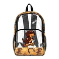 thumbnail image 1 of Xoenoiee Dachshund Skateboard Print Clear Backpack for Kids Girls Large Capacity Casual Daypack with Adjustable Padded Strap Heavy Duty Rucksack Transparent Bookbag Back to School Gifts for Teens, 1 of 7