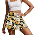 thumbnail image 1 of Xoenoiee Daisy Flower Print Women's Pleated Tennis Skirts with Pockets Athletic Golf Skorts Skirts for Workout Running Pickleball, Size S, 1 of 7