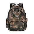 thumbnail image 1 of Xoenoiee Deer Forest Hunting Camouflage Print Kids School Backpack Bookbag Casual Travel Daypack School Backpack for Teens Boys Middle School Laptop Backpack with Zippe Pocket and Adjustable Straps, 1 of 7