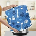 thumbnail image 1 of Xoenoiee Dog Paw Bone Heart Pattern Pressure Cooker Cover for 8 qt Instant Pot, Kitchen Appliance Dust Cover with Pockets for Rice Cooker Air Fryer Slow Cooker, 1 of 6