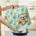 thumbnail image 1 of Xoenoiee Floral Sloth Plam Leaves Pattern Pressure Cooker Cover for 6 qt Instant Pot, Kitchen Appliance Dust Cover with Pockets for Rice Cooker Air Fryer Slow Cooker, 1 of 6