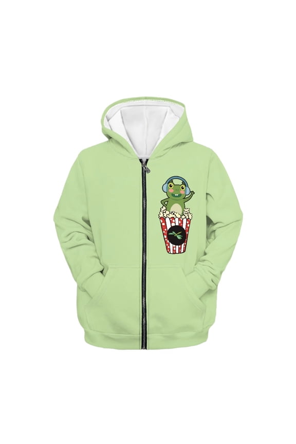 Frog Kids Hoodies Zip Up Jacket with Pocket for Boys Girls 8-10 Years Teens Long Sleeve Hooded Sweatshirt Fall Winter Active Wear Athletic Coat