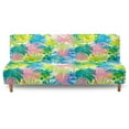 thumbnail image 1 of Xoenoiee Futon Slipcover for Armless Couch Stretchy Sofa Bed Cover Soft Elastic Couch Cover Machine Washable Furniture Protector, Colorful Tropical Leaf, 1 of 8