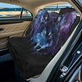 thumbnail image 1 of Xoenoiee Galaxy Wolf Forest Pattern Rear Bench Towel Seat Covers, Nonslip Back Seat Cover Washable Bench Seat Covers, Wear-resistant Car Seat Covers Protector for Dogs, 1 of 7