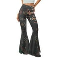 thumbnail image 1 of Xoenoiee Geometric Print Crossover Flare Leggings for Women American Ethnic Tribe High Waisted Bootleg Pants Yoga Pants Tummy Control Bootcut Gym Workout Work Pants, 2XL, 1 of 7