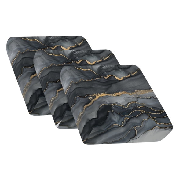 Xoenoiee Gray Golden Marble Print Couch Cushion Covers for Pets Dogs, Non Slip Sofa Seat Cover Soft Thick Stretch Jacquard Fabric, Washable Sofa Slipcovers with Elastic Bottom