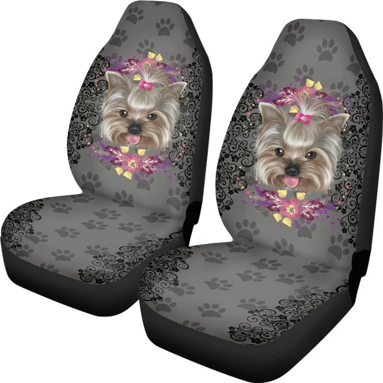 Yorkie Car Seat Cover (Set of 2) Yorkie Car Seat Cover (Set of 2)