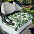 thumbnail image 1 of Xoenoiee Green Tropical Leaves Pattern Golf Car Seat Covers, Golf Cart Accessories Universal Fit 2-Person Golf Cart Seat Blanket, Summer Golf Cart Seat Towel, Super Soft, 1 of 5