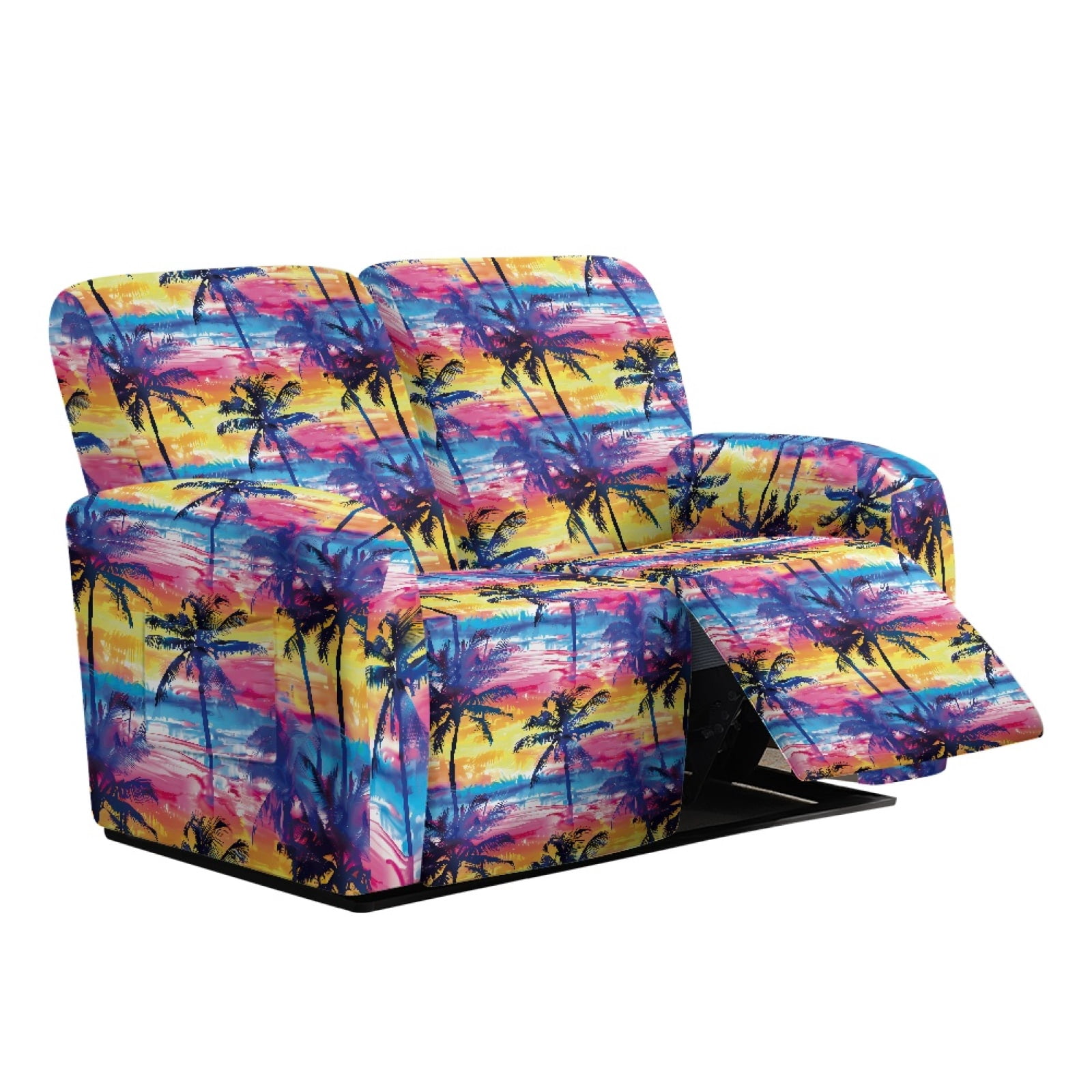 Xoenoiee Hawaii Palm Tree Print 6 Pieces Stretch Loveseat Recliner ...