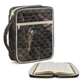thumbnail image 1 of Xoenoiee Horse American Flag Print Bible Bags for Women Men Bible Study Supplies Accessories Church Bag with Handle, Quilted Bible Cover Case Carrying Case with Zipper Pocket, 1 of 7