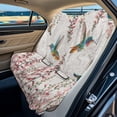 thumbnail image 1 of Xoenoiee Hummingbird Flower Pattern Rear Bench Car Seat Cover, Waterproof Back Seat Cover for Trucks Van SUV, Car Seat Protector for Kids Dogs, Automotive Car Accessories, 1 of 7