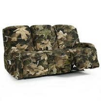 Xoenoiee Hunting Camo Forest Print Recliner Covers for 3 Seater Reclining Stretch Sofa Slipcover Soft Washable Furniture Protector for Dogs and Pets