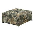 thumbnail image 1 of Xoenoiee Hunting Camo Forest Print Stretch Square Ottoman Cover Folding Storage Stool Furniture Protector Soft Square Slipcover with Elastic Bottom, S, 1 of 7