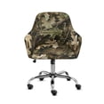 thumbnail image 1 of Xoenoiee Hunting Camo Print Stretch Back Dining Chair Covers with Armrest Accent Chair Cover Slipcover with Arm, Washable Upholstered Arm Dining Chair Protector for Dining Living Room, 1 of 7
