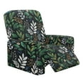 thumbnail image 1 of Xoenoiee Leaves Floral Pattern Recliner Cover with Pockets 4-Pieces Reclining Slipcover Lazy Boy Recliner Armchair Cover with Elastic Bottom for Recliner Furniture Protector for Kid Pet, 1 of 7