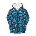 thumbnail image 1 of Xoenoiee Nautical Shell Conch Print Trendy Clothes for Teen Girls Boys Zip Up Hoodie Sweatshirt with Pocket Kids Fall Jacket Long Sleeve Casual Coat Outfits, S, 1 of 7