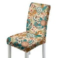 thumbnail image 1 of Xoenoiee Paisley Flower Print Dining Chair Covers Stretch Parson Chair Slipcover Removable Washable Chair Protectors Covers for Party Hotel Wedding Ceremony, 1 Pack, 1 of 7