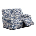 thumbnail image 1 of Xoenoiee Palm Tree Print Reclining Loveseat Cover 6-Piece Set, Stretch Velvet Sofa Slipcover for 2-Seater, Washable Recliner Couch Cover with Storage Pockets, 1 of 6