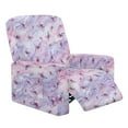 thumbnail image 1 of Xoenoiee Purple Butterfly Marble Print Recliner Chair Cover Lazy Boy Recliner Covers Recliner Covers for Recliner Chair, Elastic Furniture Protector Prevent Wear and Pet Hair, 1 of 7
