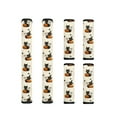 thumbnail image 1 of Xoenoiee Refrigerator Door Handle Covers Washable Kitchen Appliances Cover Fridge Dishwasher Oven Protector Decor, 6 PCS, Black Cat Pumpkin Spider Cobweb Halloween, 1 of 5