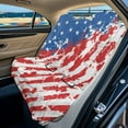 thumbnail image 1 of Xoenoiee Retro American Flag Pattern Rear Bench Towel Seat Covers, Universal Back Seat Cover Split Bench for Cars, Trucks, SUVs, Waterproof Auto Seat Protector for Most Vehicles, 1 of 7