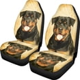 thumbnail image 1 of Xoenoiee Rottweiler Dog Print Car Seat Covers Set of 2 High Back Vehicle Seat Protector Front Seats Covers Stretchy Breathable Bucket Seat Cover, 1 of 6