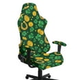thumbnail image 1 of Xoenoiee Shamrock Coin Horseshoe Pattern Gaming Chair Covers Cat Scratch Proof, Stretch Gaming Chair Seat Covers with Armrest Cover, Anti-Scratch Protection for Ergonomic Game Rotating Office Chair, 1 of 7