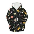 thumbnail image 1 of Xoenoiee Space Cat Rocket Planets Print Trendy Clothes for Teen Girls Boys Zip Up Hoodie Sweatshirt with Pocket Kids Fall Jacket Long Sleeve Casual Coat Outfits, M, 1 of 7