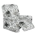 thumbnail image 1 of Xoenoiee Spider Web Pattern Stretch Recliner Slipcovers Halloween Decor Sofa Cover 4-Piece Lazy Boy Chair Covers Furniture Protector Recliner Chair Cover with Storage Pocket for Living Room, 1 of 7