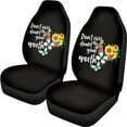 thumbnail image 1 of Xoenoiee Sunflower Butterfly - Don't Ever Doubt Your Worth Print 2pcs Car Seat Covers Vehicle Bucket Seat Cover Breathable Driver Seat Covers Universal Fit Car Seat Covers, 1 of 6