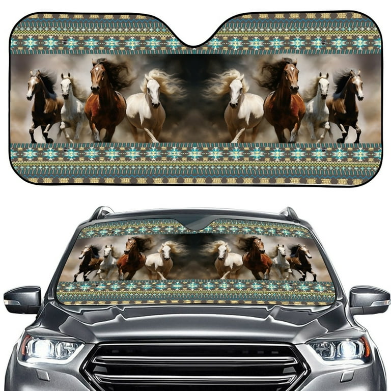 Leopard print sun visor for car discount