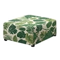 thumbnail image 1 of Xoenoiee Tropical Palm Leaves Print Stretch Ottoman Cover Square Storage Ottoman Slipcover Footrest Stool Covers Ottoman Slipcovers for Foot Stool with Nonslip Elastic Bottom, S, 1 of 7