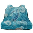 thumbnail image 1 of Xoenoiee Turtle Seashell Conch Print Car Seat Cover for Back Seat, Waterproof Rear Bench Towel Seat Covers Non-Slip Rear Seat Protector Car Interior Accessories for Dogs, 1 of 7