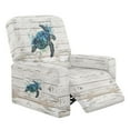 thumbnail image 1 of Xoenoiee Turtle Wood Paint Splatter Print Recliner Chair Cover Stretch Sofa Slipcover Sofa Cover 4-Pieces Furniture Protector Couch Cover with Elastic Bottom, 1 of 7