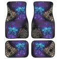 thumbnail image 1 of Xoenoiee Universal Carpet Automotive Floor Mats for Women, Butterfly and Leopard Print Car Floor Contour Liners Floor Mats for Car SUV Truck & Van, All Weather Protection, 1 of 6