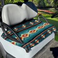 thumbnail image 1 of Xoenoiee Vintage Tribal Geometric Pattern Golf Cart Seat Covers for EZGO Yamaha Club Car, All Seasons Golf Cart Seat Towel/Blanket, Soft Microfiber, Machine Washable, 1 of 5