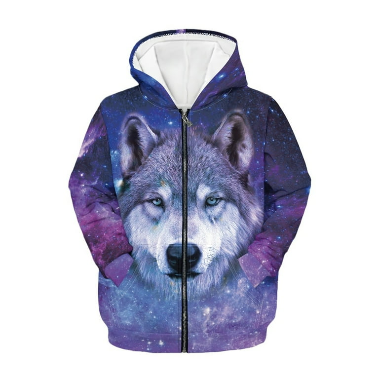 PALE JADE☆PJ Wolf Joe Hoodie 2024 Xoenoiee Graphic Hoodie Pullover for Girls & Boys, Wolf