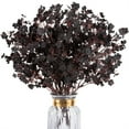 thumbnail image 1 of Xoiie Artificial Flowers, 8 Bundles Real Touch Black Fake Flowers Silk Flowers for Vase Home Office Wedding Indoor Outdoor Centerpiece Table Party Decorations, 1 of 9