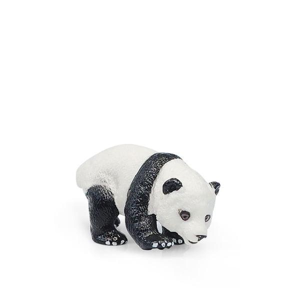 Xoiie Panda Cub Toy, Realistic Plastic Animal Figures, Zoo Animal Toys, Hand-Painted Toy Figure, Educational Figures, Birthday Gift for Kids, Inspires Imaginative Play