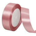 thumbnail image 1 of Xoiie Satin Fabric Silk Ribbon for Crafts, Gift Wrapping Ribbon for Flower Bouquet, Hair Bows Making, Wreaths, Special Party Decoration, Sewing Projects, 1 inch x 25 Yards, 1 of 4