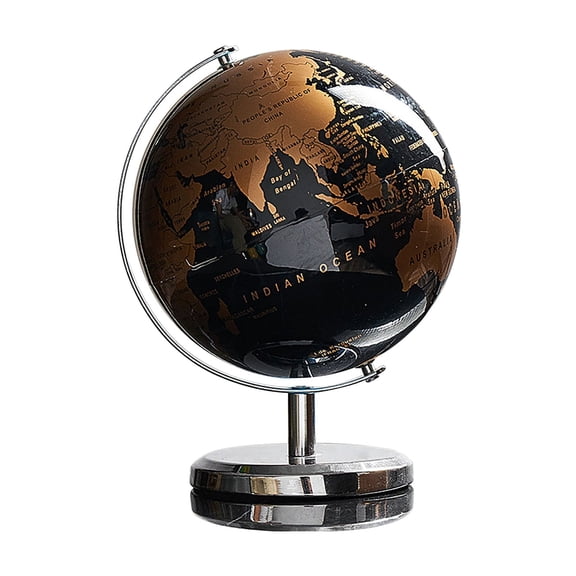 Xoiie World Globe Earth Ball, Sphere Round Earth Globe World Map, Sphere Globe Round Earth World Glass Ball Decorative Desktop Ornament Home Office Decor Gift