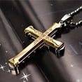 thumbnail image 1 of Xolikefi Male Cross Pendant Stainless SteelPendant Necklace Jewelry For Men, 1 of 3