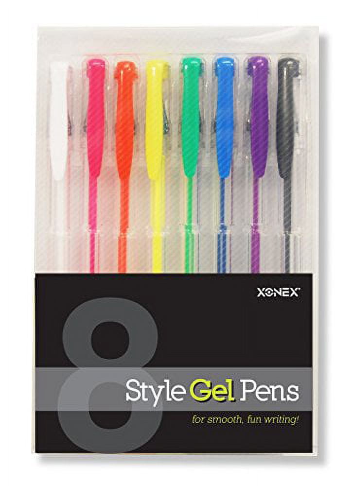 Xonex Style Gel Pens set of 8