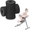 thumbnail image 1 of XonyiCos Foam Foot Pads Rollers Set of a Pair，Machine Tube Leg Foam Roller pad Replacement，Leg Extension for Weight Bench for Inversion Table，Weight Bench and Exercise Machines Equipments, 1 of 6